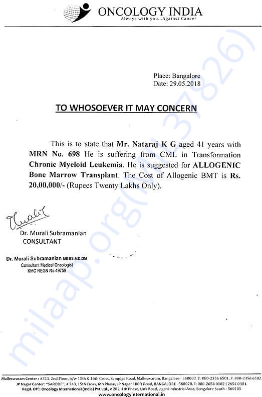 documents of hospital