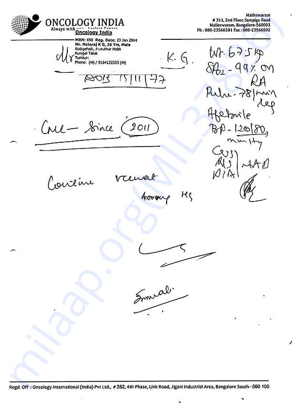 hospital documents