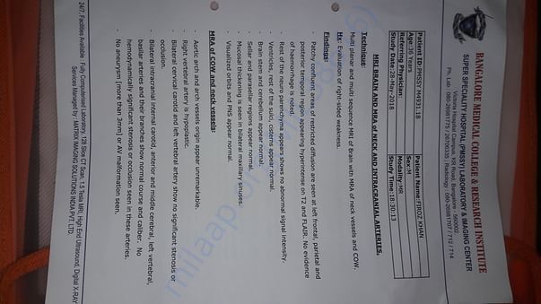 MRI Report