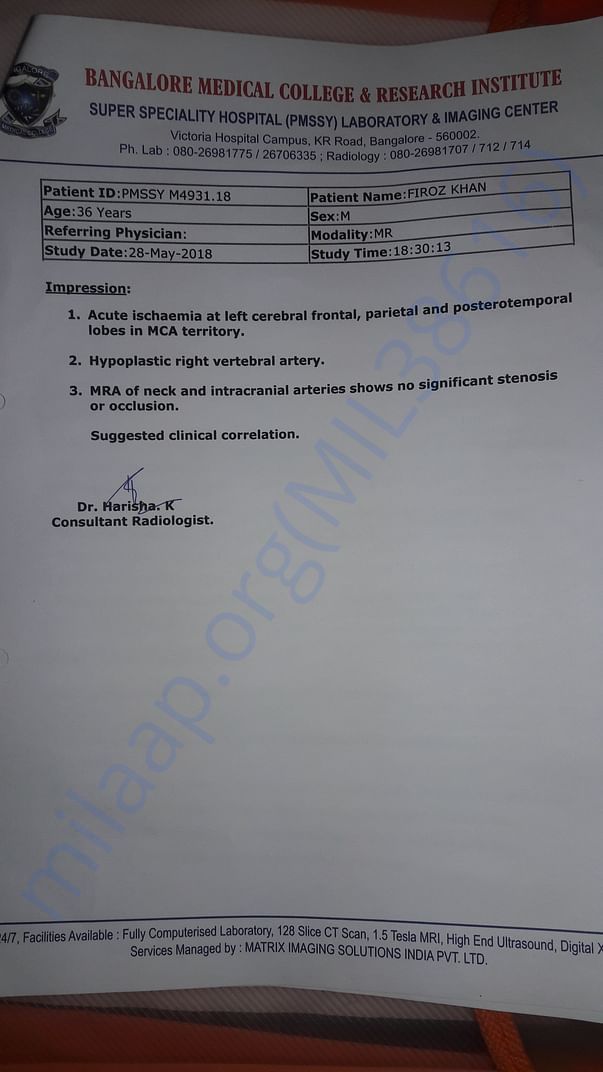 MRI report