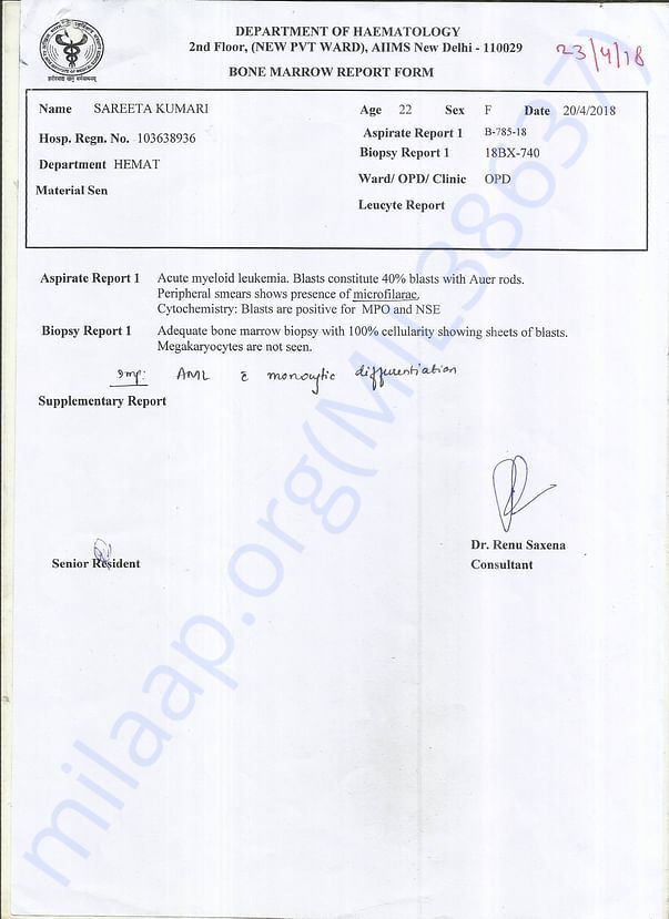 Biopsy Report