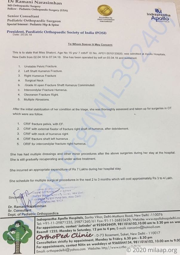 Estimation Letter