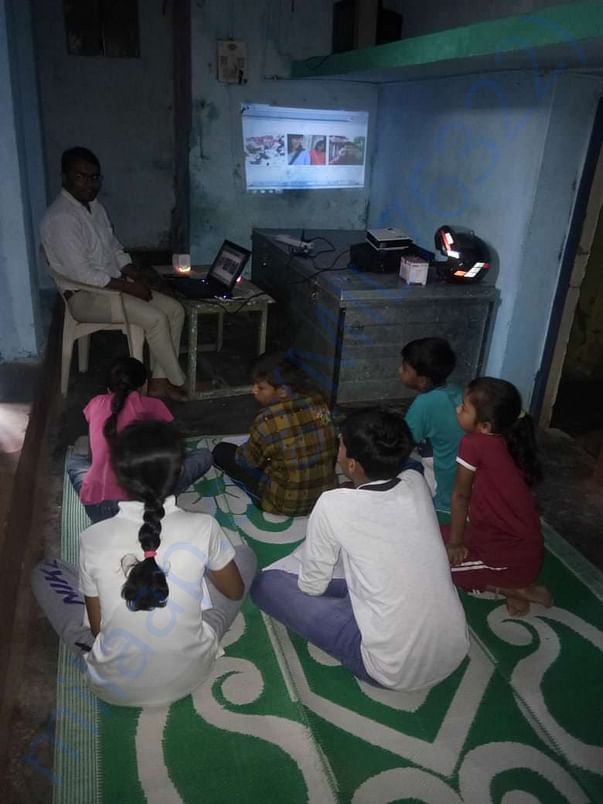 Learning Through Online English Module. ( Panchasheel Nagar)