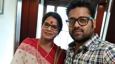 Filmmaker Saumya with Joyita