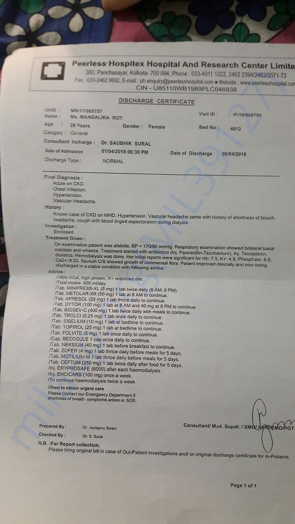 Doctor's recommendation