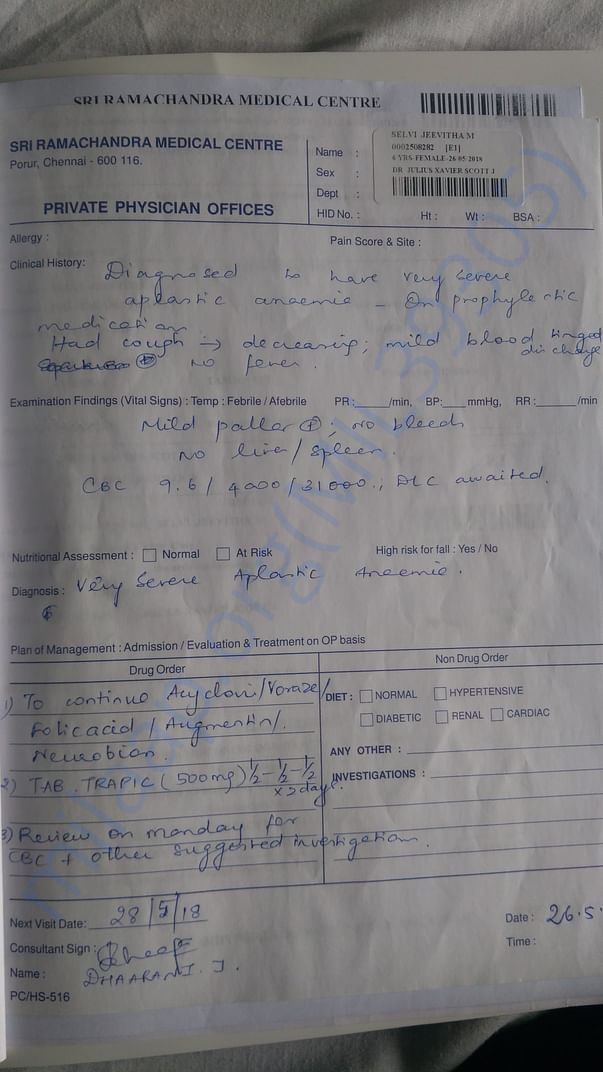 Doctor report