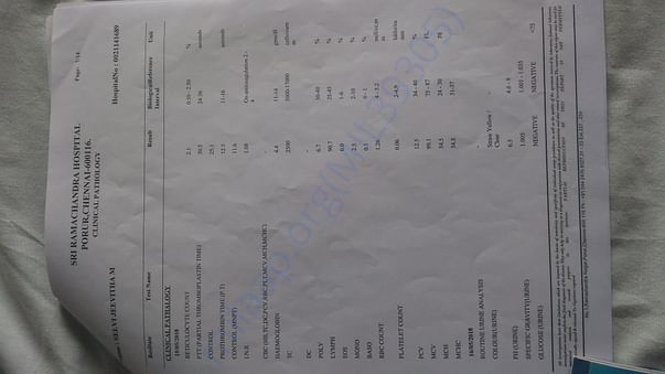 Medical test report4