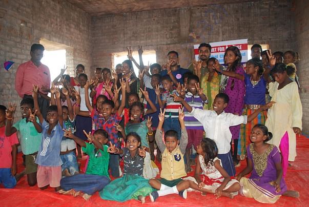 summer camp - Irula Tribe children community centre-under construction
