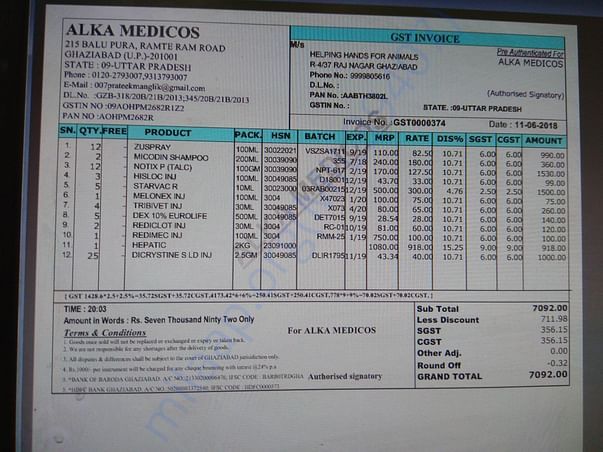 Crucial meds supply for recovering cases