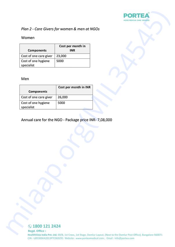 Health care plan 2