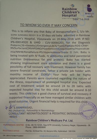 Clinical fee estimated letter
