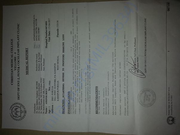 Medical report
