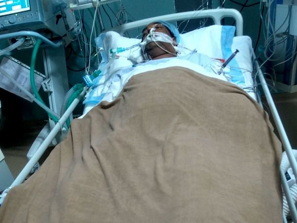 Help a widower with hospital bills
