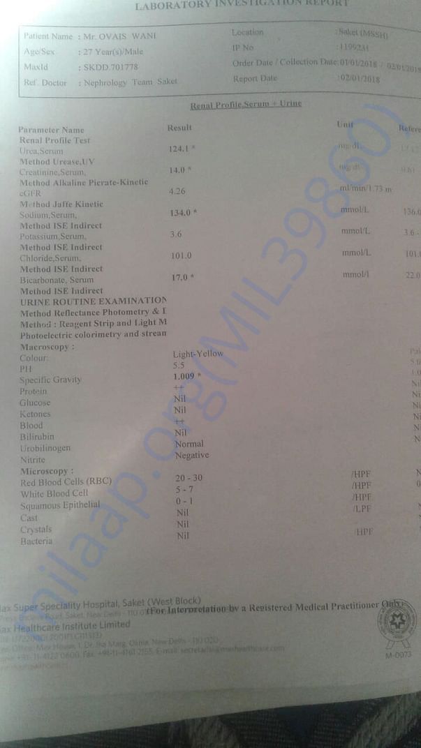 Medical report