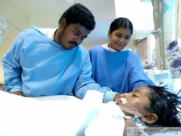 Help Upanya who is in a critical state in the ICU