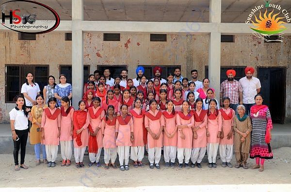 Adopted 50 students of govt. girls school verka and paid annual fees
