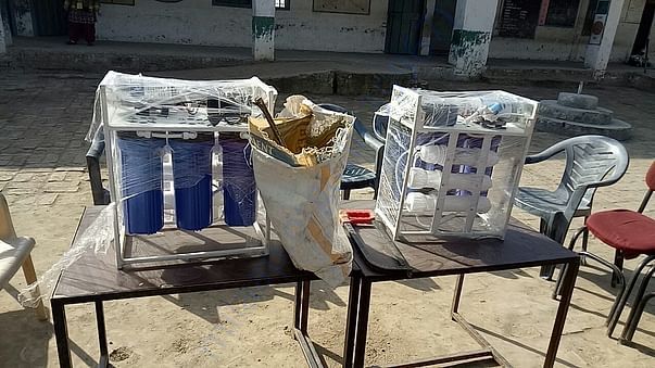 Provided 2 commercial water purifiers in govt. school, khairdinke