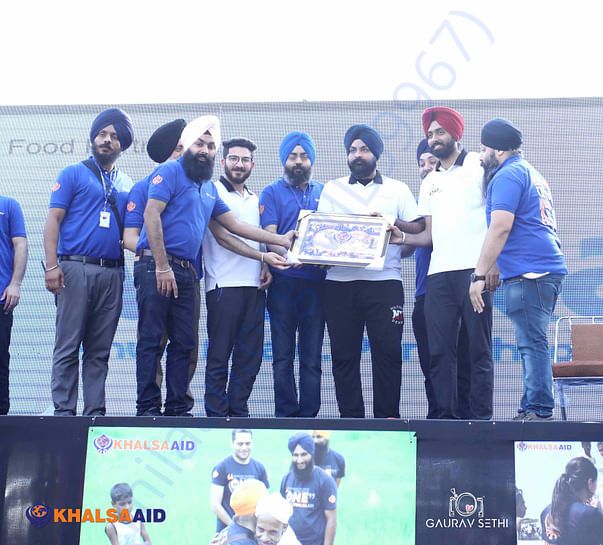 Appreciation award from Khalsa Aid - International NGO in ludhiana