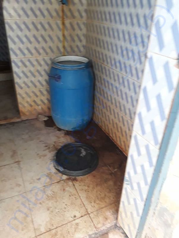 Water Storage drum in the Toilet