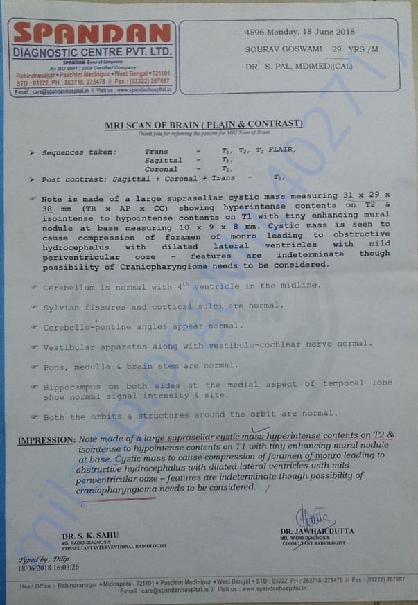 MRI Report