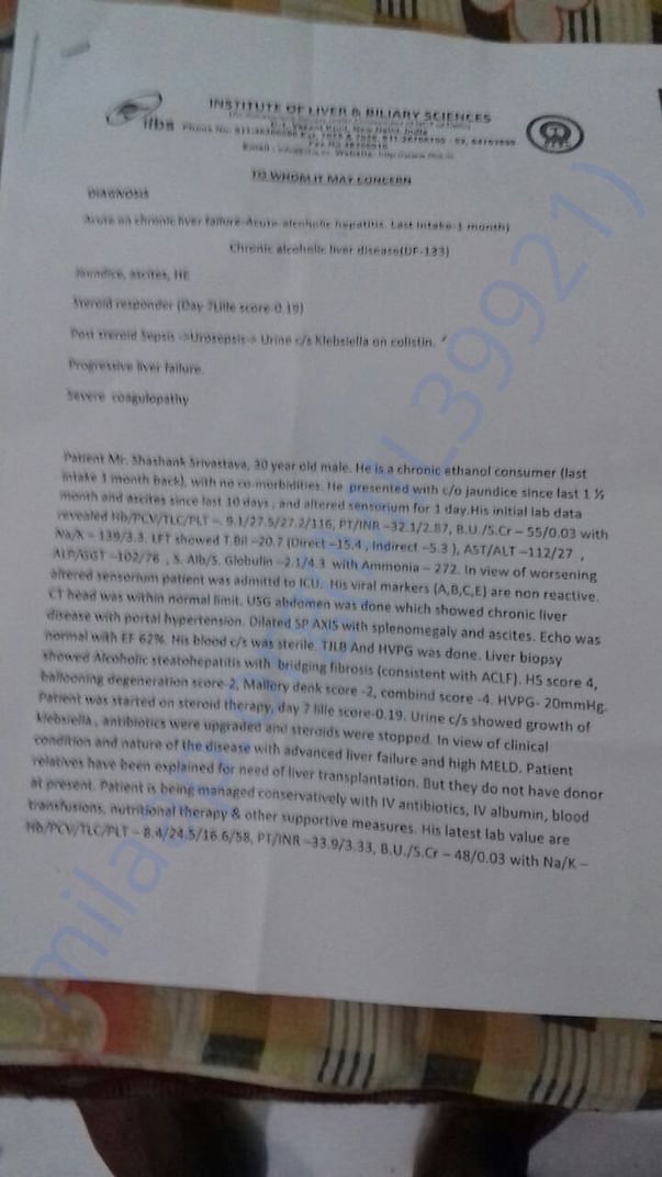 Diagnosis Report