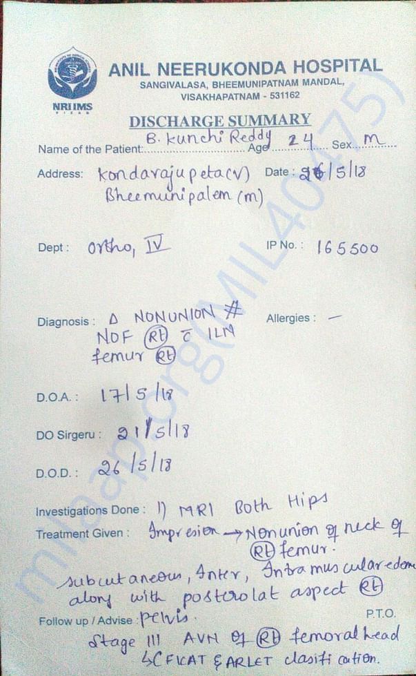 Doctor prescription