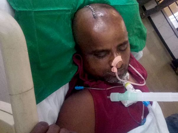Help 38 Year Old Auto Driver Anil To Fight Against Brain Hemorrhage