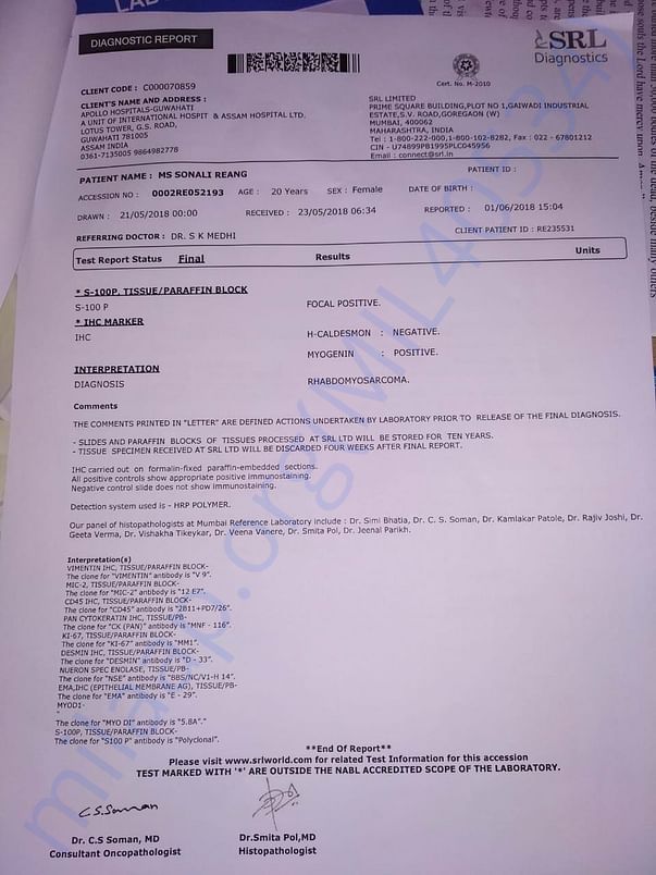 DIAGNOSTIC REPORT
