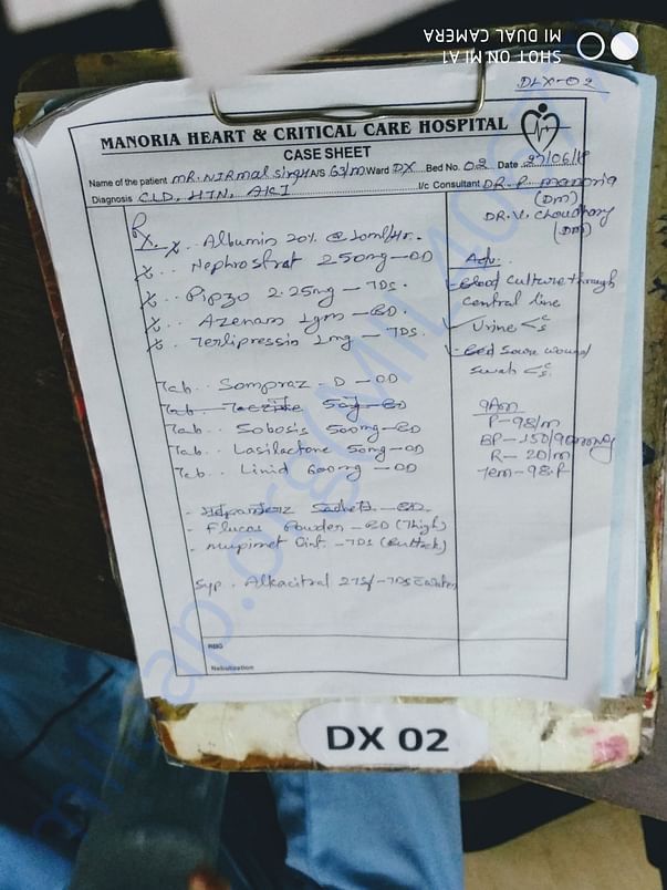 Medical prescription , reports ,