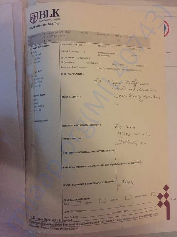 Doctor’s prescription 1