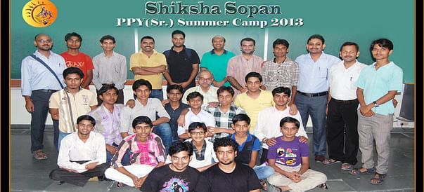 A camp organized by Shiksha Sopan