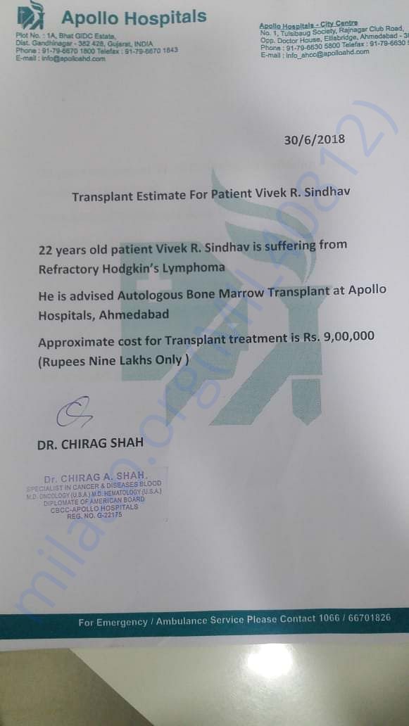 Transplant estimate