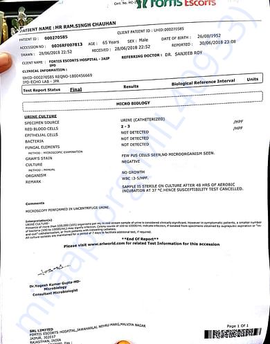 report of fortis