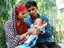 5-month-old Samiksha needs a heart surgery in order to breathe freely