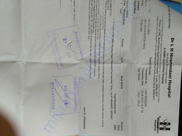 Hiranandani bill