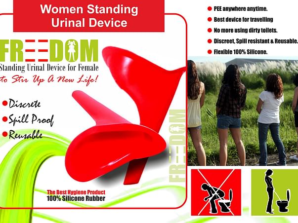 Standing Urination Device for Woman.