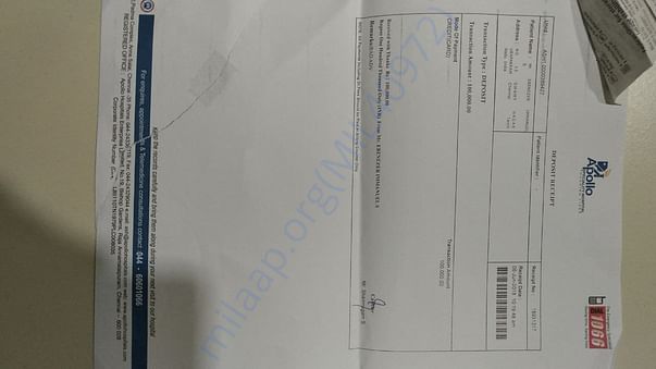 Bill receipt 2