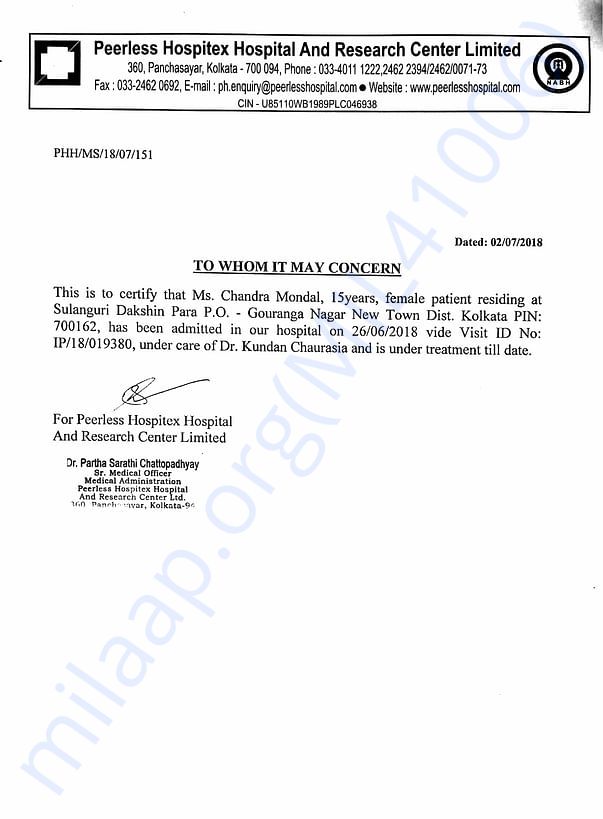 Hospital admission