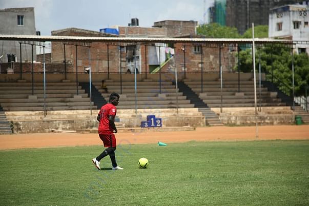 Player on field