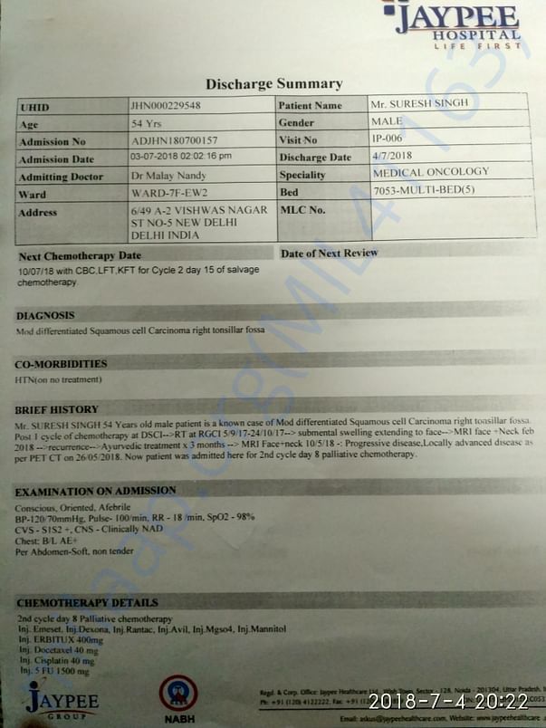 Discharge summary