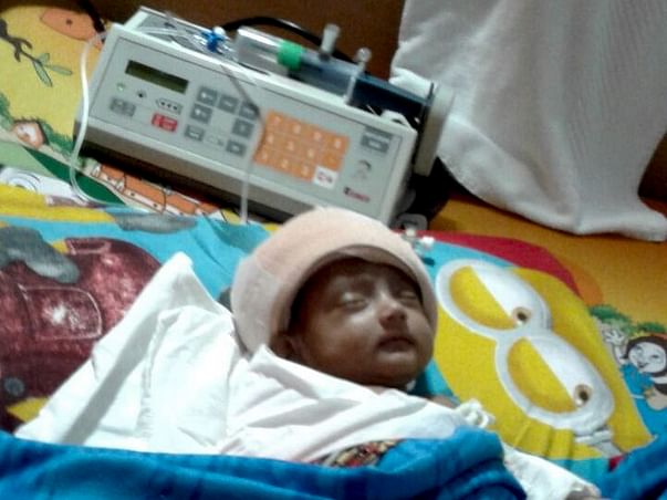 Help Baby Riddhi Fight Brain Operation