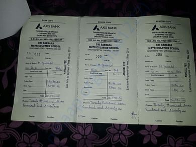 Fee challan