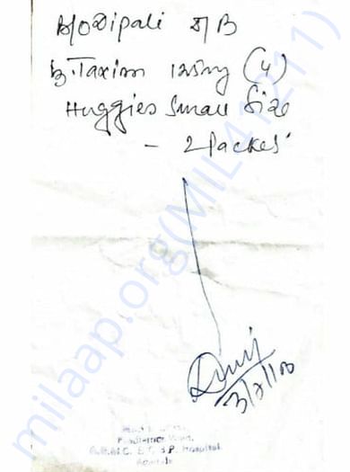 DOCTOR PRESCRIPTION