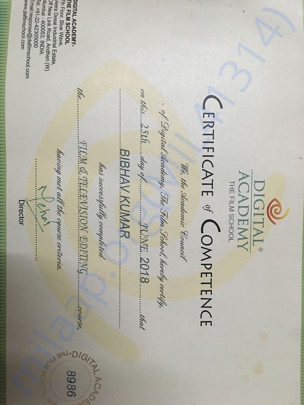 Mu editing certificate
