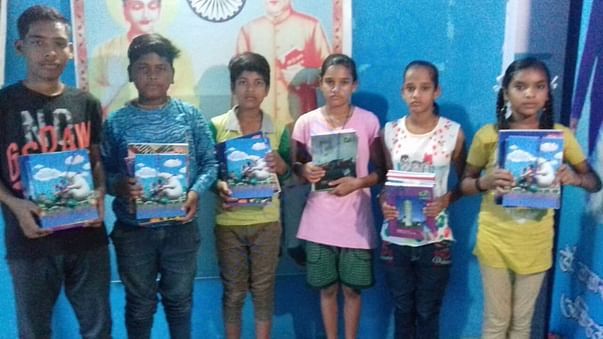 Registers and Copies Distribution to Gandhi Nagar Children's Bhopal