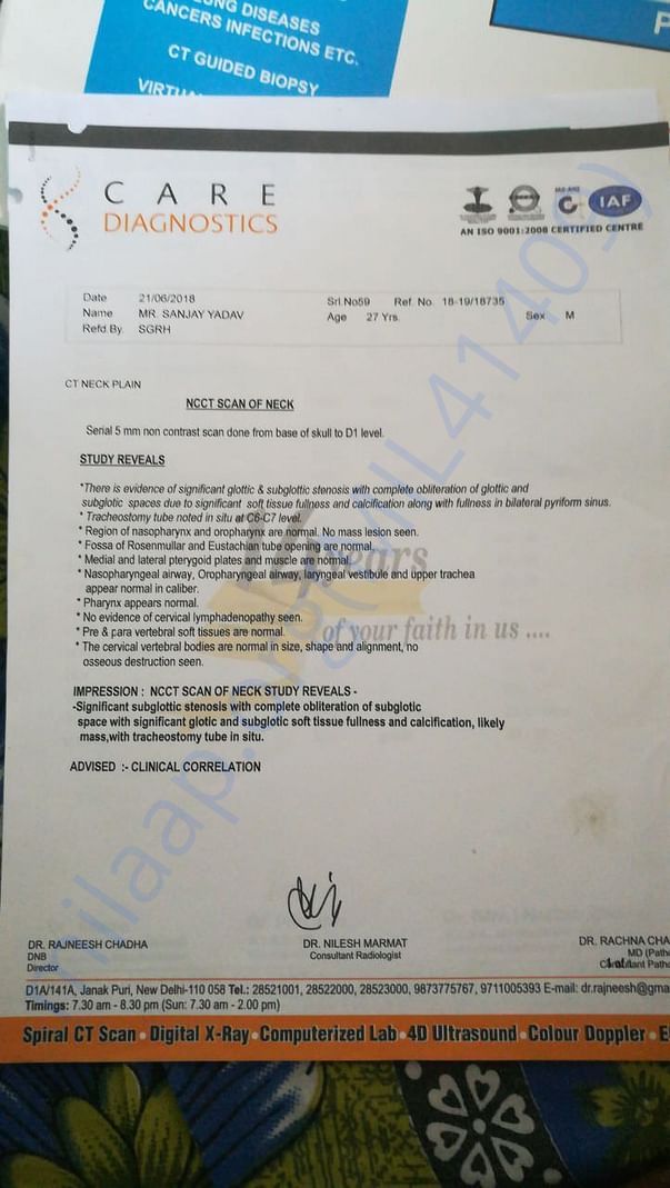 Diagnosis Report