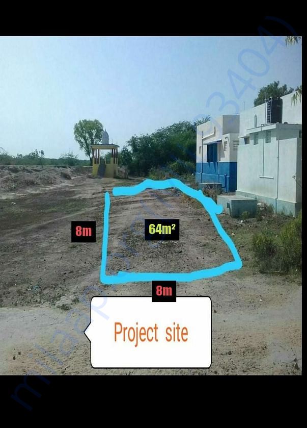 Proposed Project site, total area 64 sq. meter