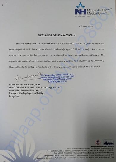 Estimation letter