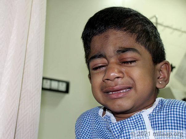 Help 3-year-old Keerthan get a bone marrow transplant