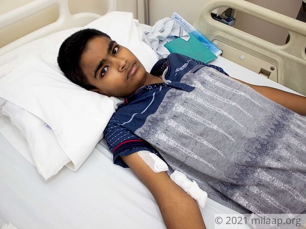15-year-old Ritesh is suffering from blood cancer and needs help